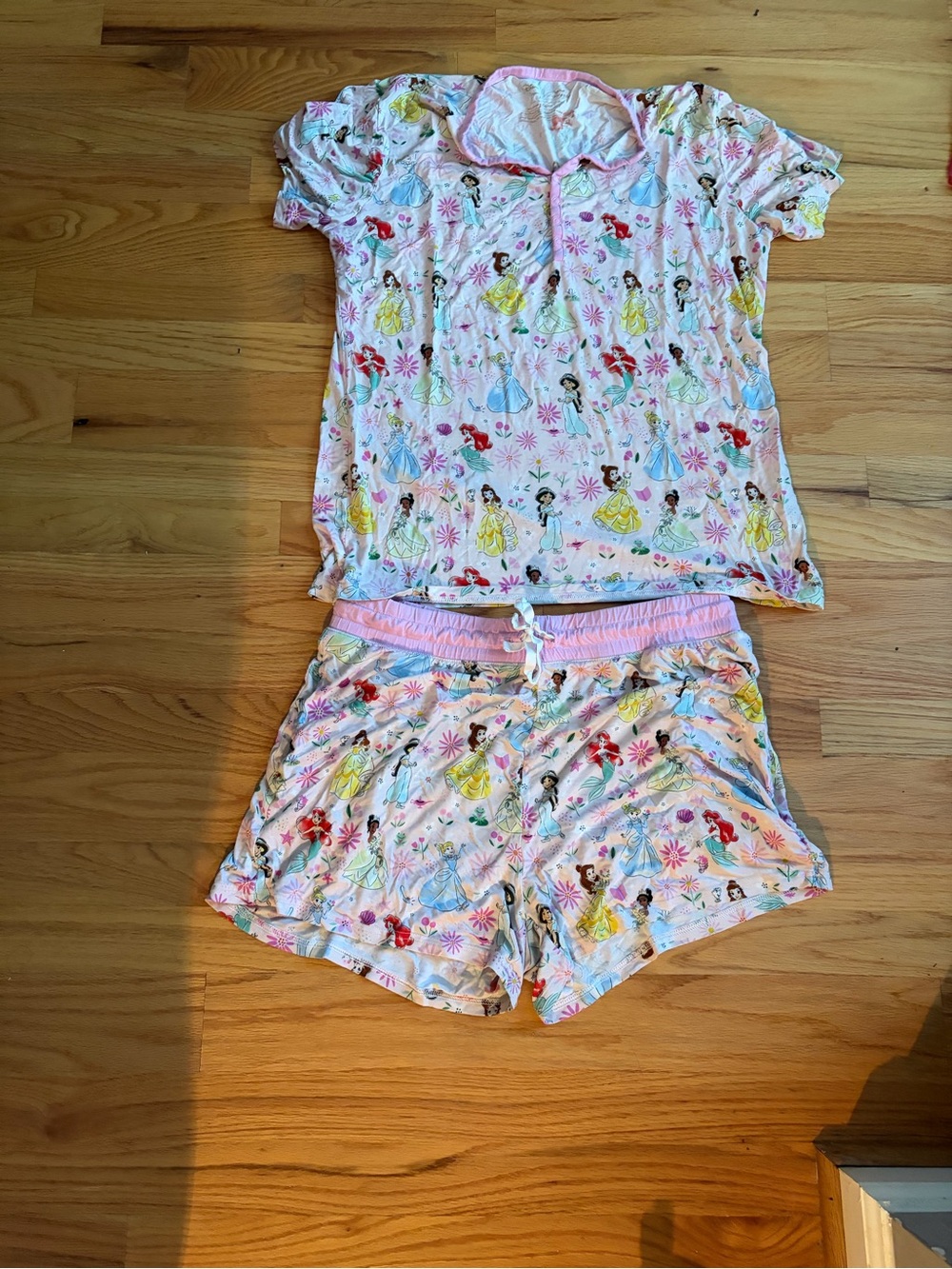 Little Sleepies Disney Princess Short Pajama Set